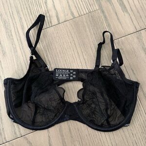 LOUNGE Underwire Lace Bra in Black - new without tags